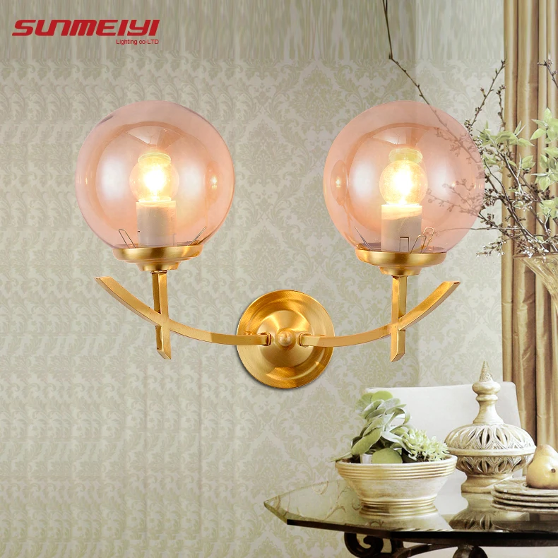 

American Modern Style Wall Lamp Bedside Lamps Wall Light for Home Decor 110V/220V E14 Holder Lighting