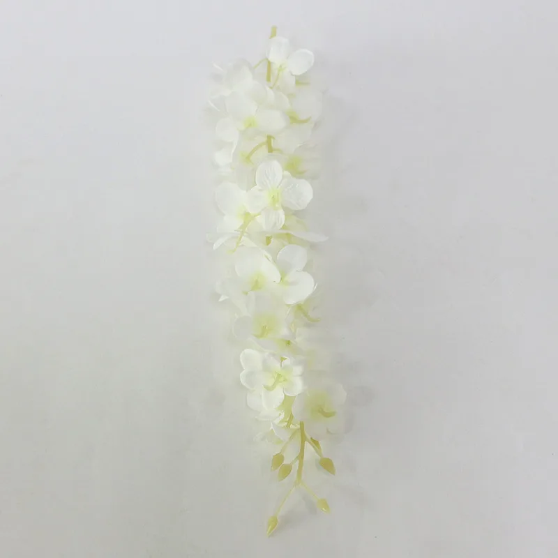 Flone Artificial Wisteria Rattan Silk Flower Simulation Flower Vine Flower Hydrangea  DIY Wedding Party Wall Hanging Decor Art (16)