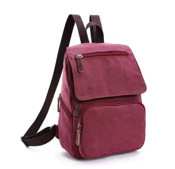 

yesetn bag 121316 new hot lady small canvas travel backpack