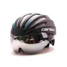Ultra-light Aerodynamic Sport Bicycle Goggles Helmet Sun Visor Cycling Helmet MTB Road Mountain Bike Integrally Molded Helmet