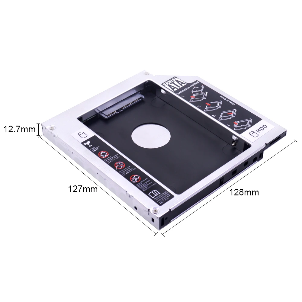 Чип CHIPAL PATA IDE для SATA 3 0 12 7 мм 2nd HDD Caddy 2 5 ''SSD жесткого диска чехол Корпус ноутбука