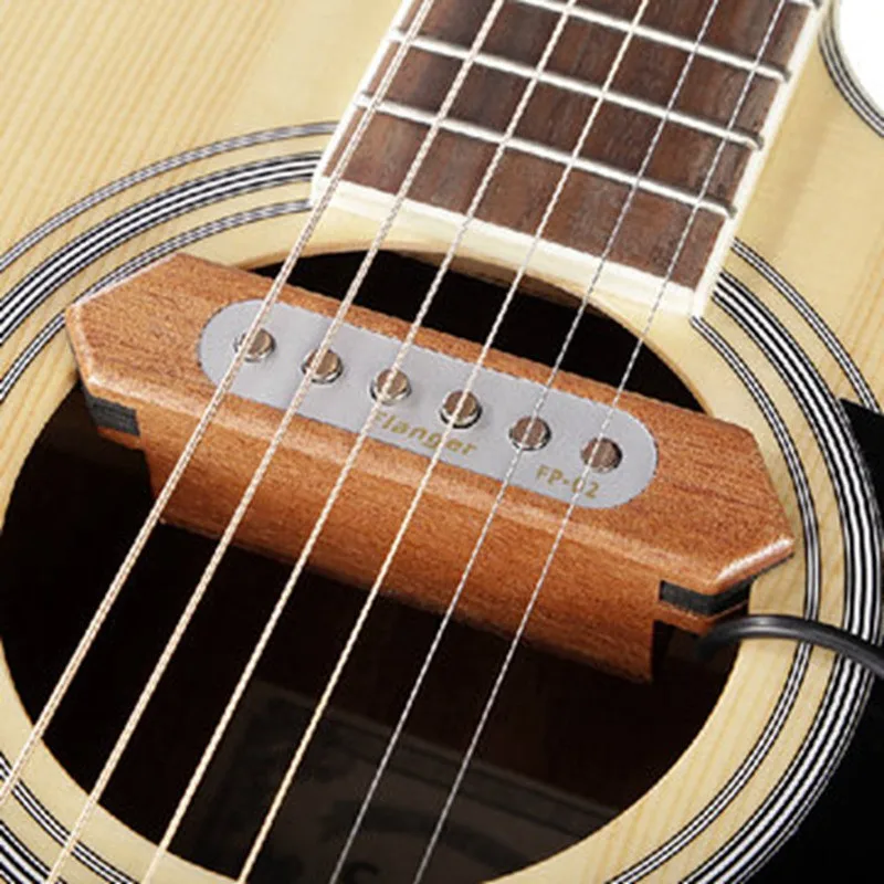 

SENRHY FP-2 Wood Acoustic Guitar Pickup Sound Hole Pickup Acoustic Stringed Instruments Guitar Parts & Accessories