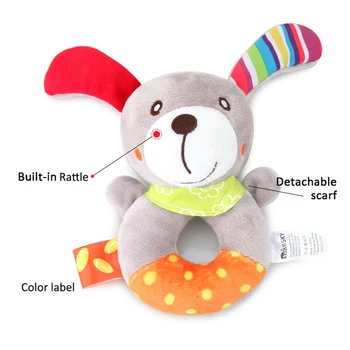 

Baby Kids Crib Rattle Cute Toys Baby Plush Toy Grab Stick Stuffed Animal Grasping Bar Plaything Baby Infant Toy Gifts