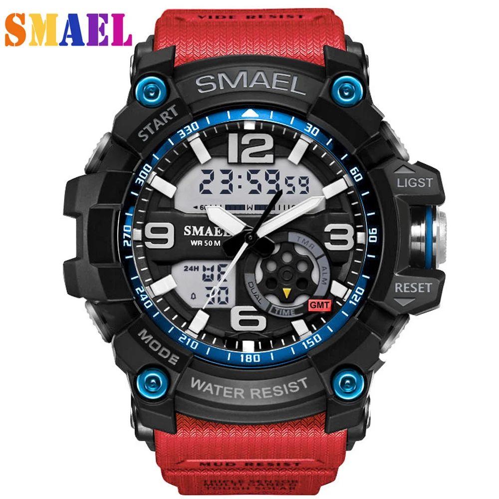 

Military Outdoor LED Sports Watches Digital Watch Sport Fitness Mens Electronic quartz watches male analog Swimming Wristwatch