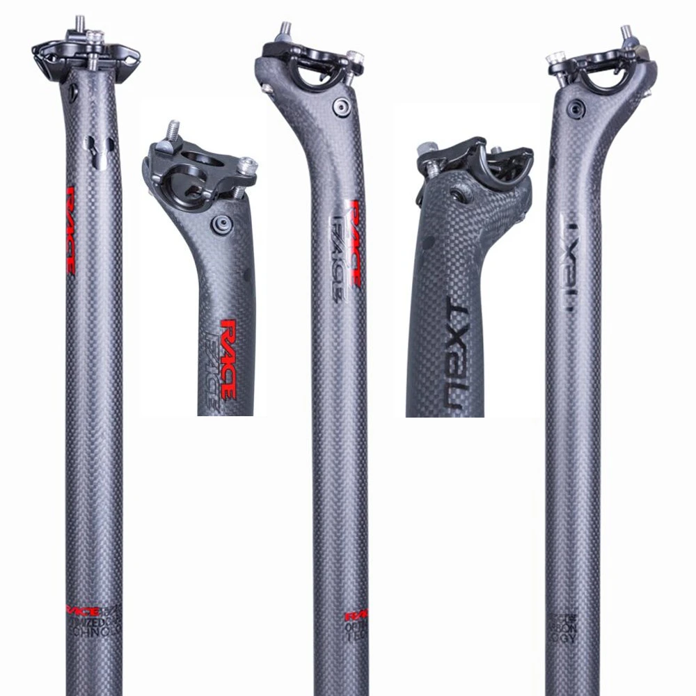 3K Carbon MTB Road Bike Seatpost Aero Bicycle Seat Post 27.2/30.8/31.6-350/400mm 3K Carbon MTB Road Bike Seatpost Aero Bicycle Seat Post 27.2/30.8/31.6-350/400mm