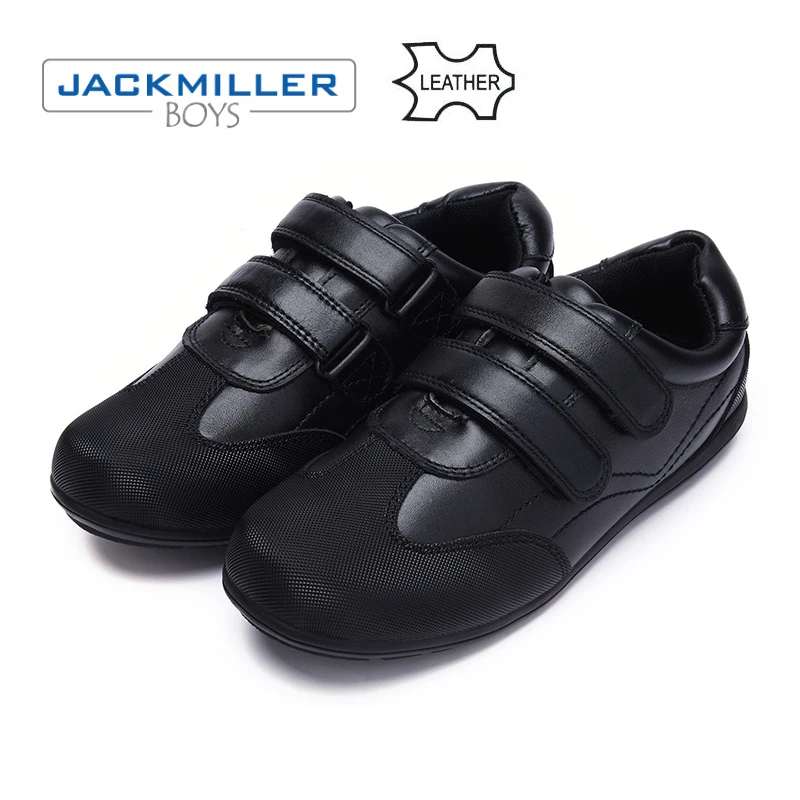 

Jackmillerboys School Students Shoes genuine Leather Children Shoes For Boys Flats Dress Shoes Black autumn size 31-40
