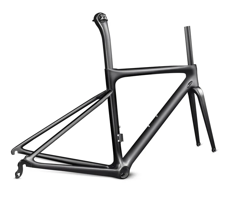 

2019 style oem logo full carbon bike frameset supper light T1000 frame made in taiwan free shipping