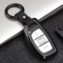 2019 Zinc Alloy Classic Car Key Case Cover For Hyundai Elantra Tucson Mistra Verna Sonata IX25 IX35 Key ProtectionShell Keychain