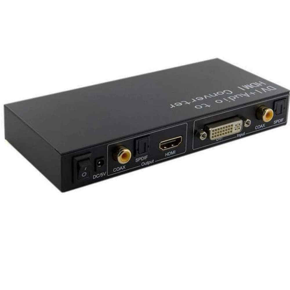 Hdmaters Активный цифровой аудио+ DVI в HDMI конвертер Spdif/коаксиальный аудио+ DVI в HDMI+ коаксиальный/toslink выход