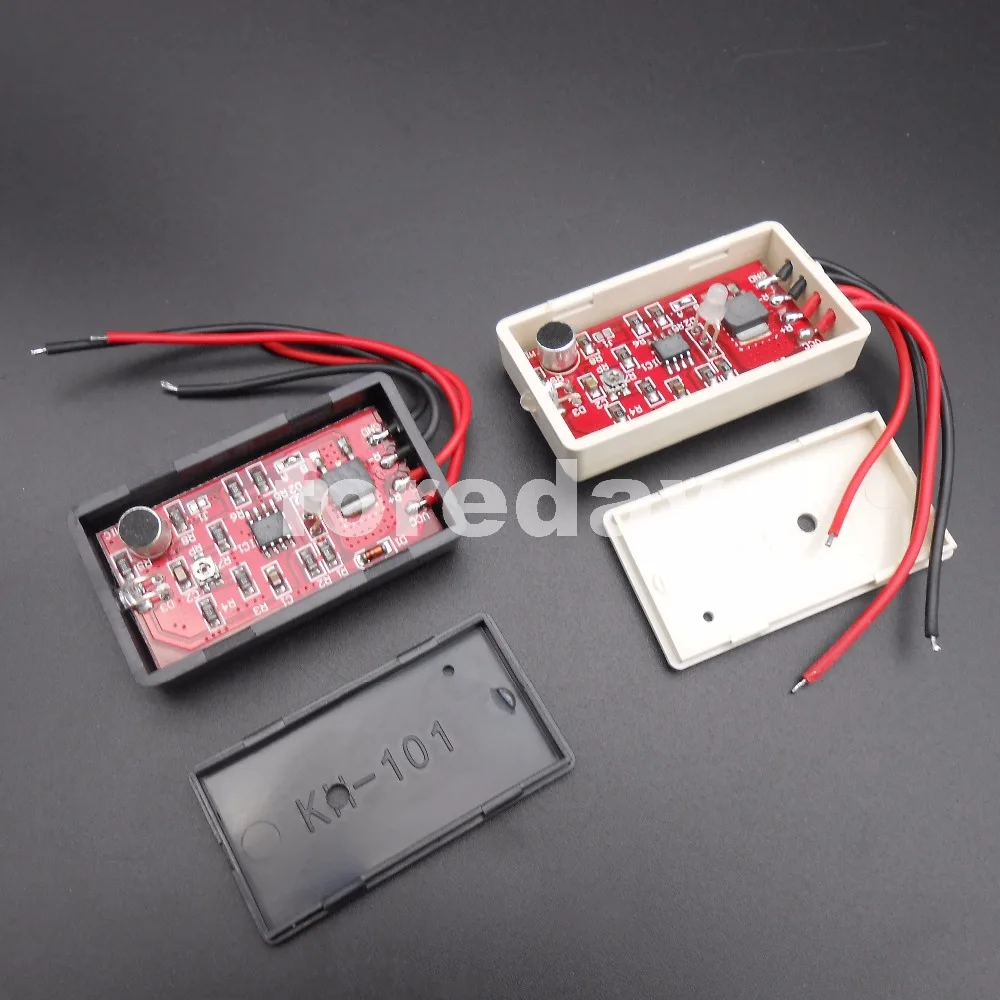DC 5V~18V 12V Voice Sound Light Sensor Control Delay Switch Day Off //Night Work