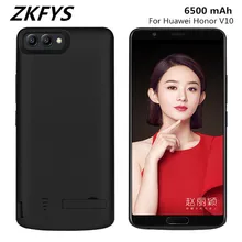 6500 мАч портативное ультра тонкое быстрое зарядное устройство крышка батареи для Huawei Honor V10 корпус питания внешний резервный блок питания чехол