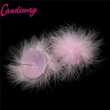 Горячие сексуальное женское белье Горячая Для женщин очаровательные перо блесток розовый мягкий груди Лепестки соска Обложка Пирожки для Для женщин Аксессуары для нижнего белья