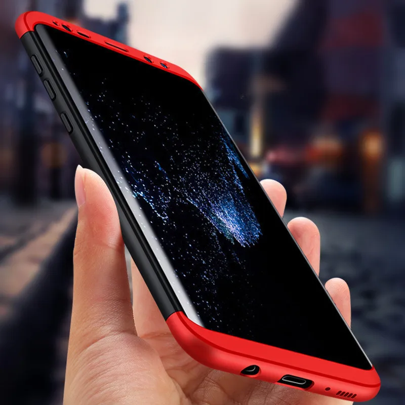 ZNP Luxury phone Cases for Samsung Galaxy S8 case 360 degree protection plastic back cover case for Samsung galaxy S8 plus shell cases-for-s8+