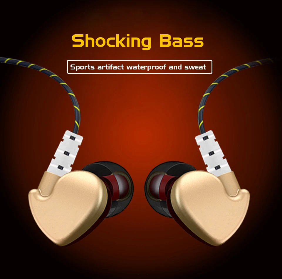 Waterproof Sports Earphone With Microphone Gaming Headset For Phone Super Bass Earbuds For iPhone X 8 7 6s 5 Xiaomi Samsung (1)