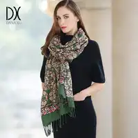 New 2019 Women Winter Scarf For Women Wool and Silk Scarf And Shawl Warm Female Plaid Scarf Women Shawl echarpe Face Shield
