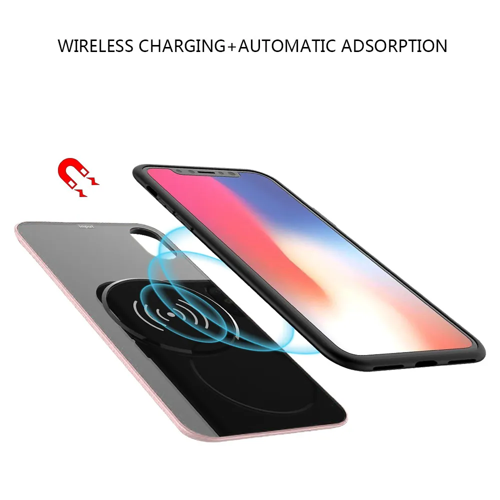 Charger case For Iphone x 5000mah Power Cases For Iphone x portatil battery case with wireless charging power bank7 (4)