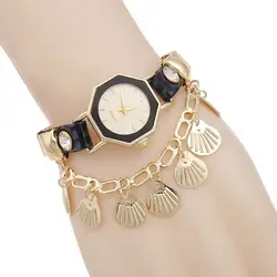 Mdnen Лидер продаж специальные подарки для женщин часы Роскошные модные обёрточная бумага вокруг замка алмазный браслет леди женщи