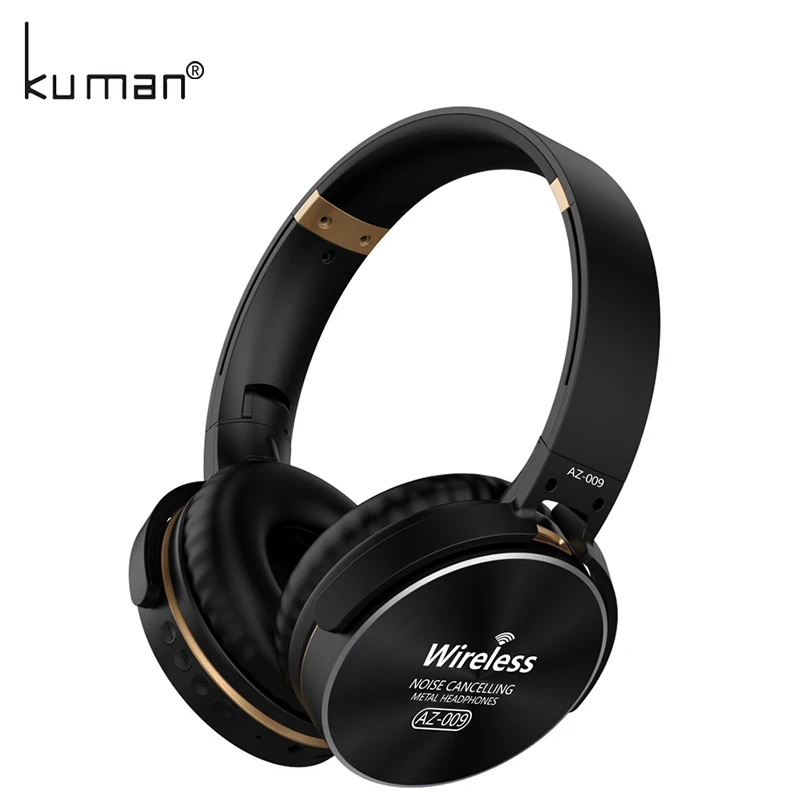

Kuman Wireless Headphones Sports Headsets Stereo HIFI Bluetooth Earphone with 3.5mm Conversion Line For Phone PC Gaming YL-HH4