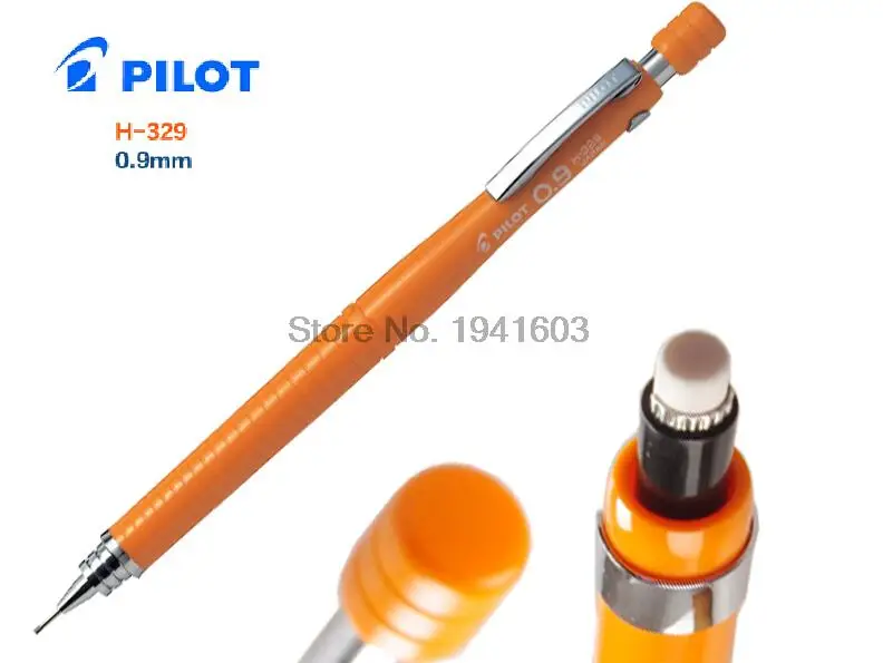 2 Pcs/Lot Mechanical Pencil 0.9 mm Japan Pilot H 329 office and school
