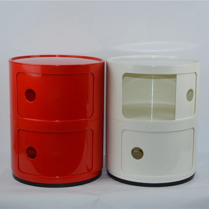 Bedroom furniture night table living room cabinet Storag/Componibili/circular lockers 2Laker Container/Wholesales/free shipping