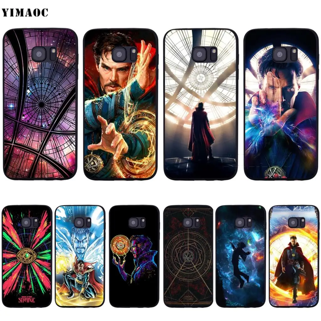 

YIMAOC Dr. Doctor Strange Soft Silicone Case for Samsung Galaxy S6 S7 Edge S8 S9 Plus A3 A5 A6 Note 8 9