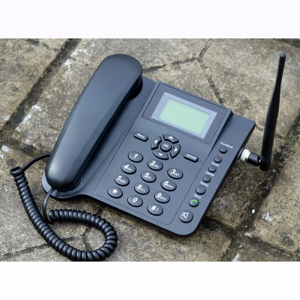 bilder für GSM 850/900/1800/1900 MHZ Fixed wireless Phone, unterstützung Sprache Englisch, französisch, Portugiesisch, Russisch, Spanisch, Thai, arabisch bilder für GSM 850/900/1800/1900 MHZ Fixed wireless Phone, unterstützung Sprache Englisch, französisch, Portugiesisch, Russisch, Spanisch, Thai, arabisch