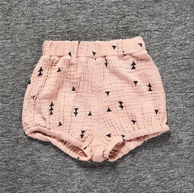 Для малышей Одежда для девочек и мальчиков хлопок Шорты детские штаны из ПП пеленки охватывает шаровары летние для маленьких девочек Шорты
