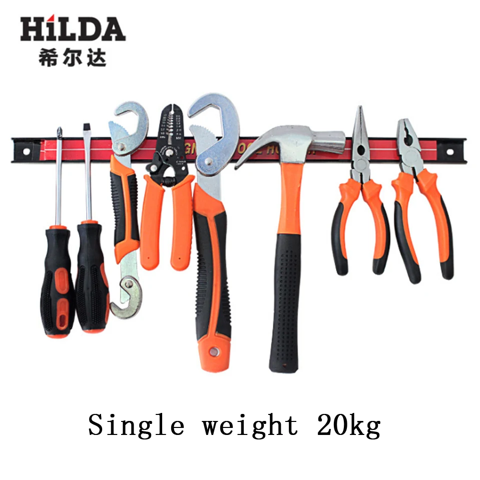 High quality Strong tool holder Wall Mounted Strip shelf