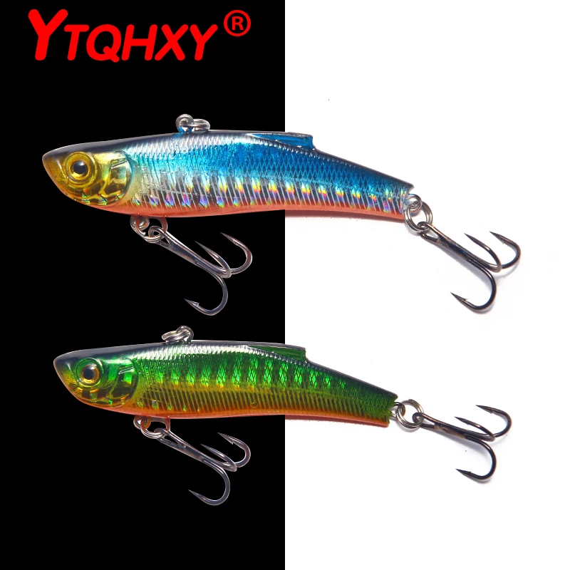  YTQHXY 7cm/18g Sinking VIB Fishing Lure Minnow Artificial Bait Vibration Winter Ice Full Swimming L