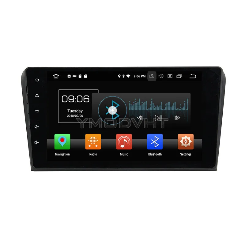 Flash Deal YMODVHT 9inch Android 8.0 Octa Core PX5 4GB RAM 32GB ROM Car DVD Player Radio Stereo GPS for Mazda 3 2010 2011 2012 1