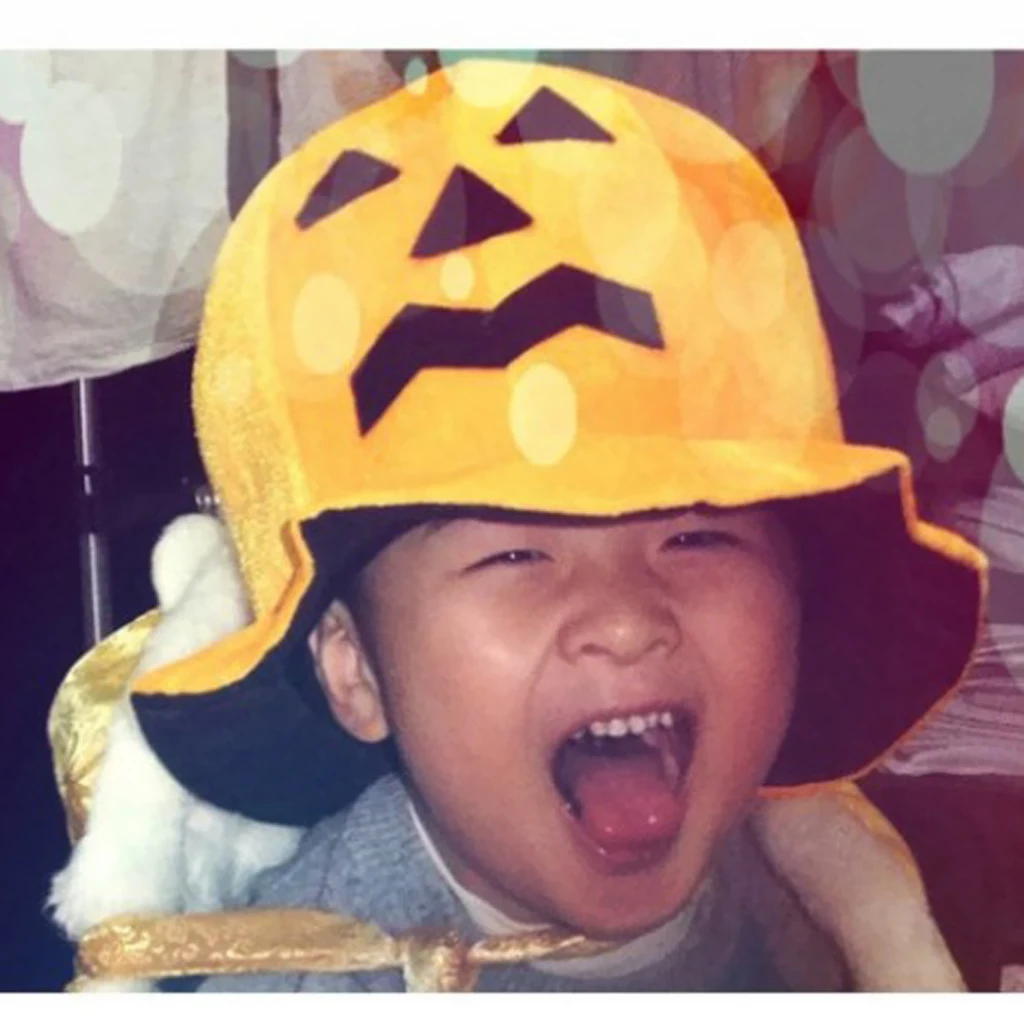 1pcs Novelty Pumpkin Hat Halloween Costume Fancy Dress Party Supplies Props Decoration Costume Ball for Adults Kids