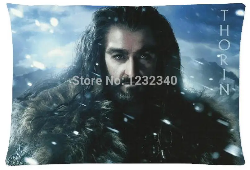 

Cool Pillowcase The Hobbit An Unexpected Journey Richard Armitage as Thorin Style Pillow Case (Twin Sides)(20x30 Inch)