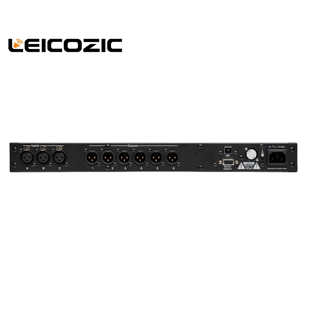 Leicozic 3.6SP цифровой аудиопроцессор 1:1 версия 3 вход 6 выход dsp процессор живой звук профессиональное управление громкоговорителем