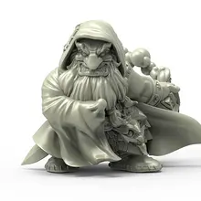 [Loong Way Miniatures] дергин краска Кованое железо ворона Райдер 32 мм миниатюрные из полимерной смолы