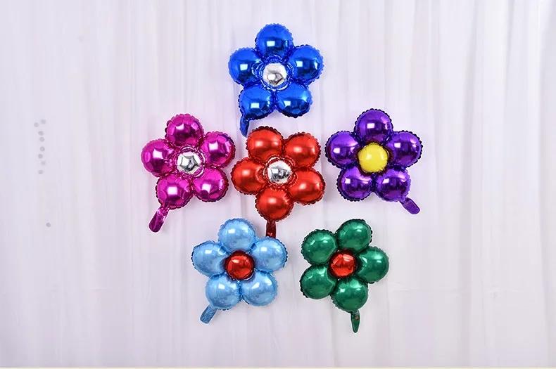 1pc 18inch birthday flower balloon five petals flower Foil balloons Wedding favors and gifts birthday party decorations globos