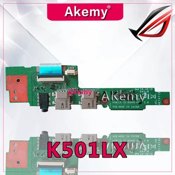 

Akemy K501UX USB IO Board For ASUS K501 K501LX A501L K501LB K501U K501UW Laptop Audio USB2.0 IO Board Interface Board JACK Board