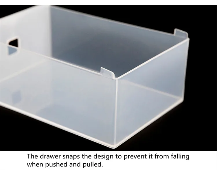 Настольный получить коробку многослойной прозрачной коробки для хранения Студенческая группа получить офисный ящик получить чехол
