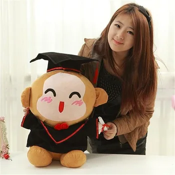 

middle lovely stuffed monkey toy doctor monkey doll smile monkey toy gift about 40cm