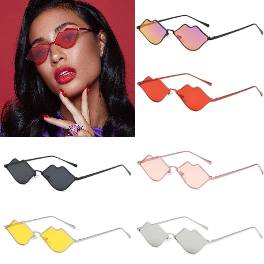 Small Lips Shape Sunglasses Women Brand Designer 2019 New Sexy Mouth Brand Designer Sun Glasses Red Herat Shades UV400 Small Lips Shape Sunglasses Women Brand Designer 2019 New Sexy Mouth Brand Designer Sun Glasses Red Herat Shades UV400