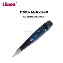 Горячая 1 набор цифровой Перманентный макияж машина электрическая профессиональная татуировка ручка с каждой 5 шт. иглы 1RL советы для бровей губ