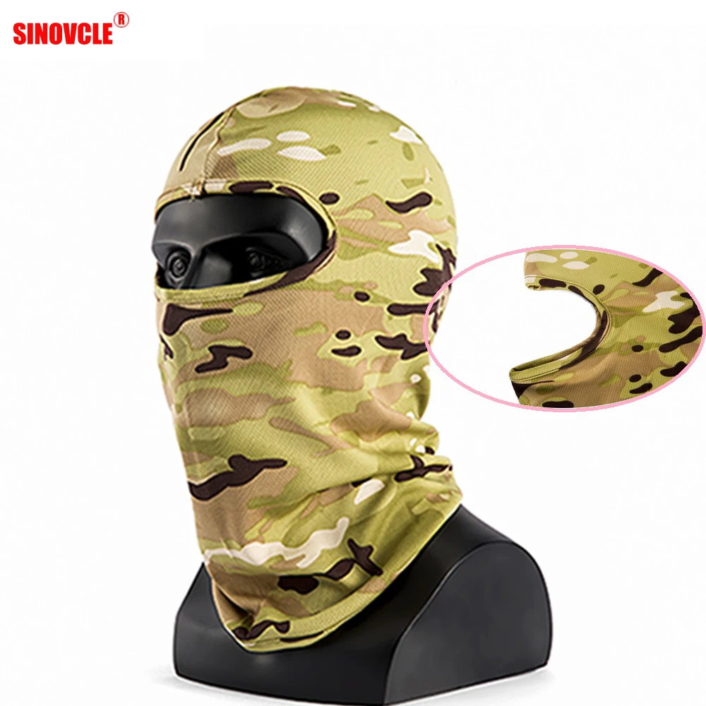 

Sinovcle Motorcycle Face Mask Outdoor Sports Wind Cap Police Cycling Balaclavas Face Mask Winter Warm Ski Snowboard