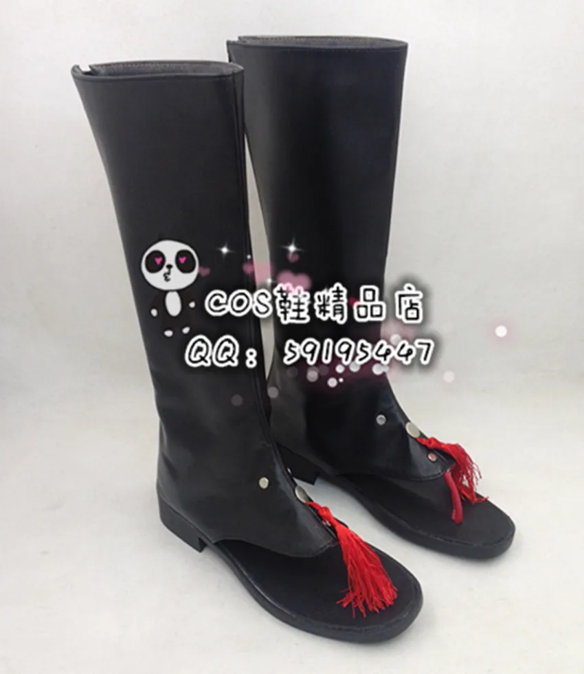 Черные длинные сапоги для косплея X002 театрального убийства Koujaku|shoes shoes|shoes longshoes