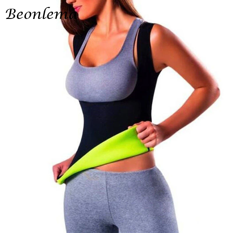 

Modeling Strap Waist Trainer Sauna Sweat Vest Neoprene Top Body Shaper Slimming Belly Sheath Shapewear Strap Plus Size