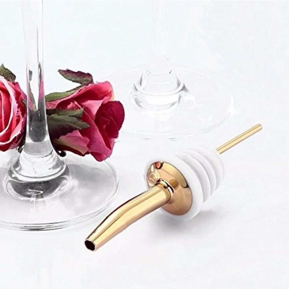 1Pc Wine Bottle Pourer Liquor Spirit Pourer Stopper Stainless Steel