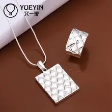 Высокое качество кубического циркония Ювелирный Комплект посеребренный романтическое ожерелье/серьги/Комплекты ювелирных браслетов