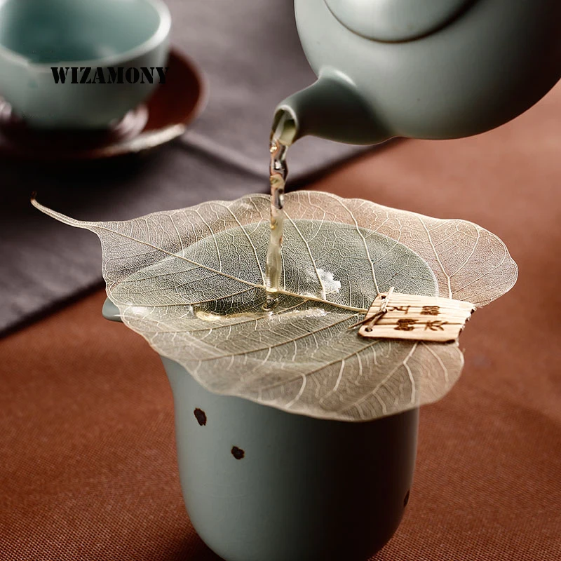 

WIZAMONY Bodhi Leaf Tea Filter Creative Net Kongfu Teaset Tea Accessory Tea Set Teapot Tea Cup