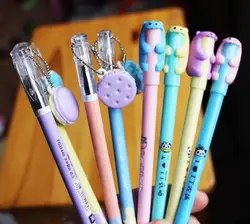 1 шт. девушки сладкий гелевая ручка милые корейские ручки канцелярские Kawaii Макарон Ручка гелевая ручка