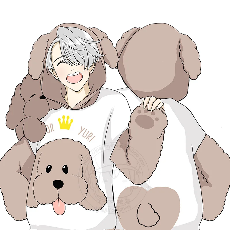 

Free shipping Men Women Anime New YURI!!! on ICE Victor Katsuki Yur Cotton Coat Hoodies Sweatshirts Clothes Cosplay Costume