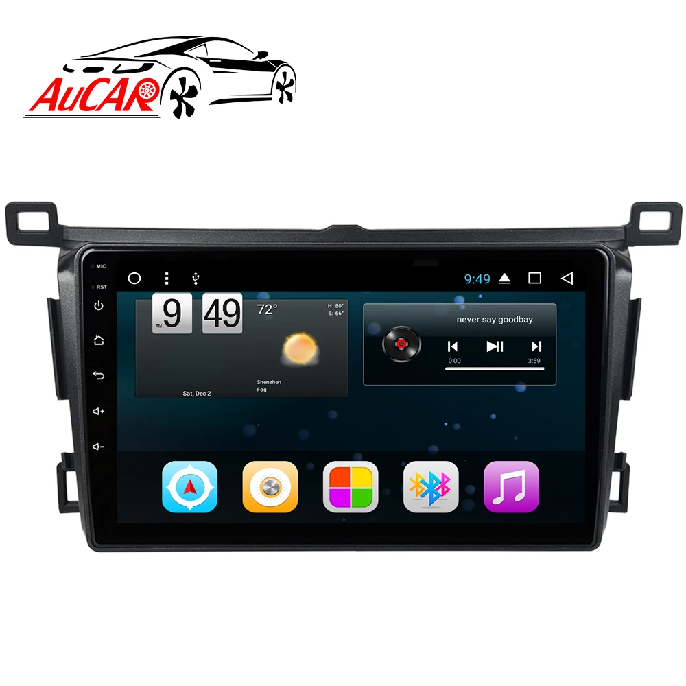 Автомагнитола 9 &quot 2 Din 1 Android 8 для Toyota RAV4 2013 2014 2015 2016 2017 2018 2019 стерео видео GPS