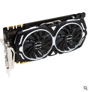 Карта дисплея MSI GeForce GTX 1070Ti ARMOR 8G White Tiger